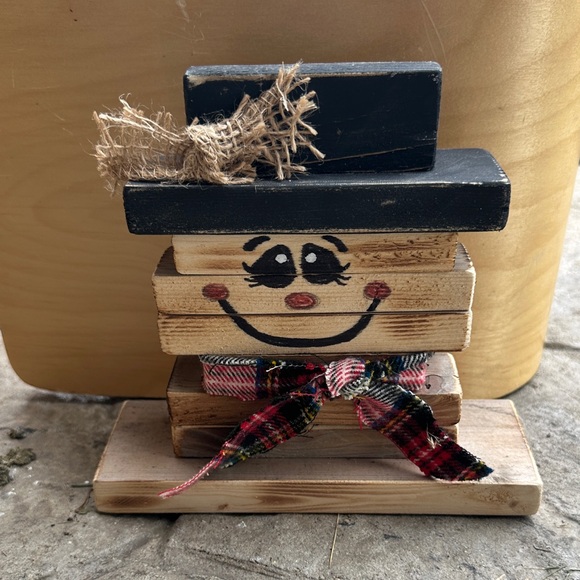 Other - Rustic Snowman Holiday Decor